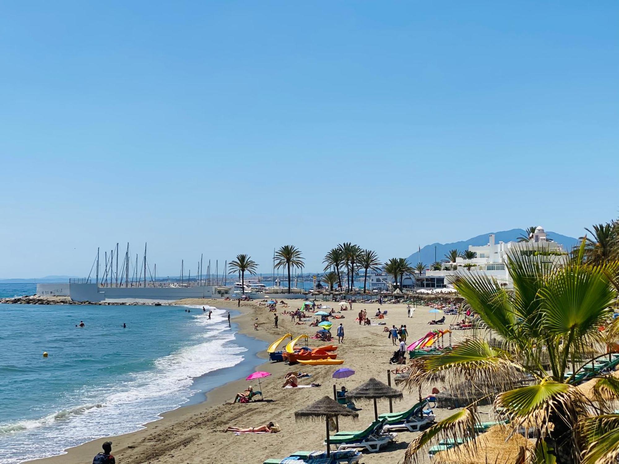 The First Line Of The Sea Apartment Marbella Esterno foto